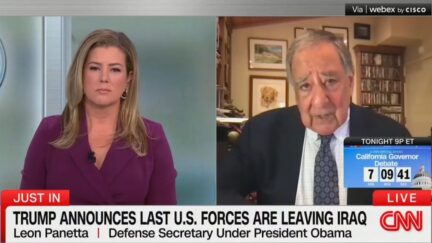 Brianna Keilar interviewing Leon Panetta on CNN