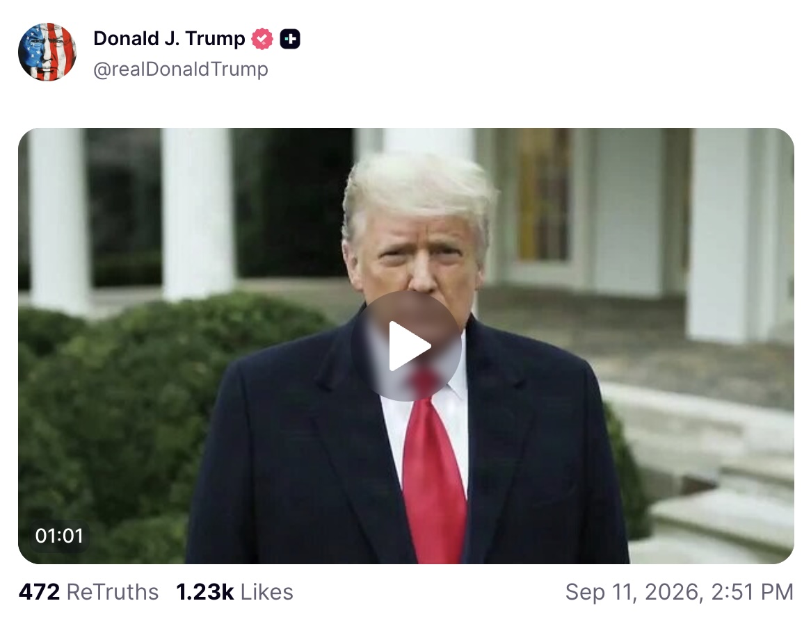 Donald Trump Truth Social