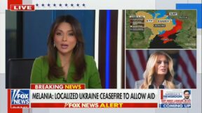 fox news screenshot melania trump brokers oleshky ceasefire