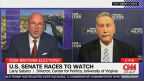 smerconish and larry sabato in split screen