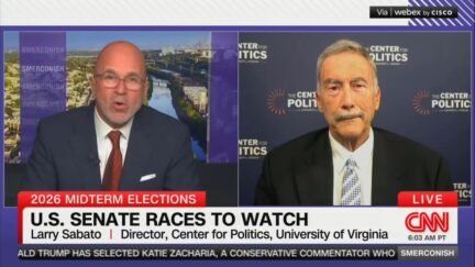 smerconish and larry sabato in split screen