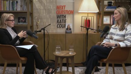 Katie Couric interviewing Jennifer Welch