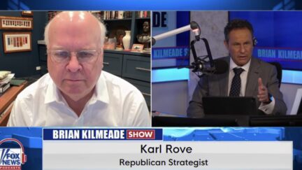Brian Kilmeade interviewing Karl Rove