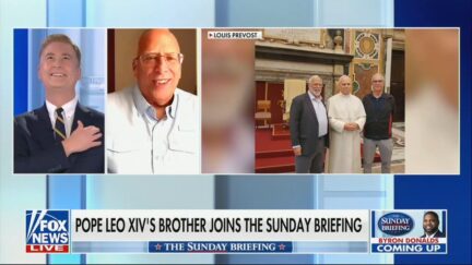 Pope Leo XIV's older brother gets Fox News anchor Peter Doocy to crack up when he says he still gives his brother 